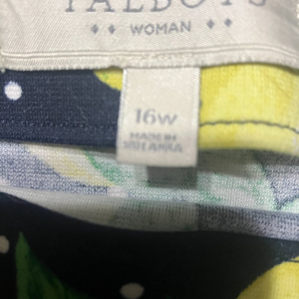 Fun Lemon Print Skirt by Talbots - Picture 3 of 3